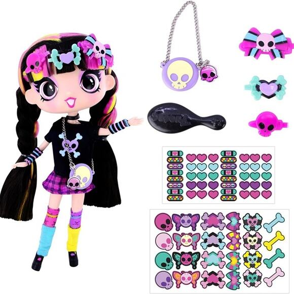 Luna Decora Fashion Girlz 11" Doll Sticker & Endless Style Fun for Creative Play - Picture 3 of 7